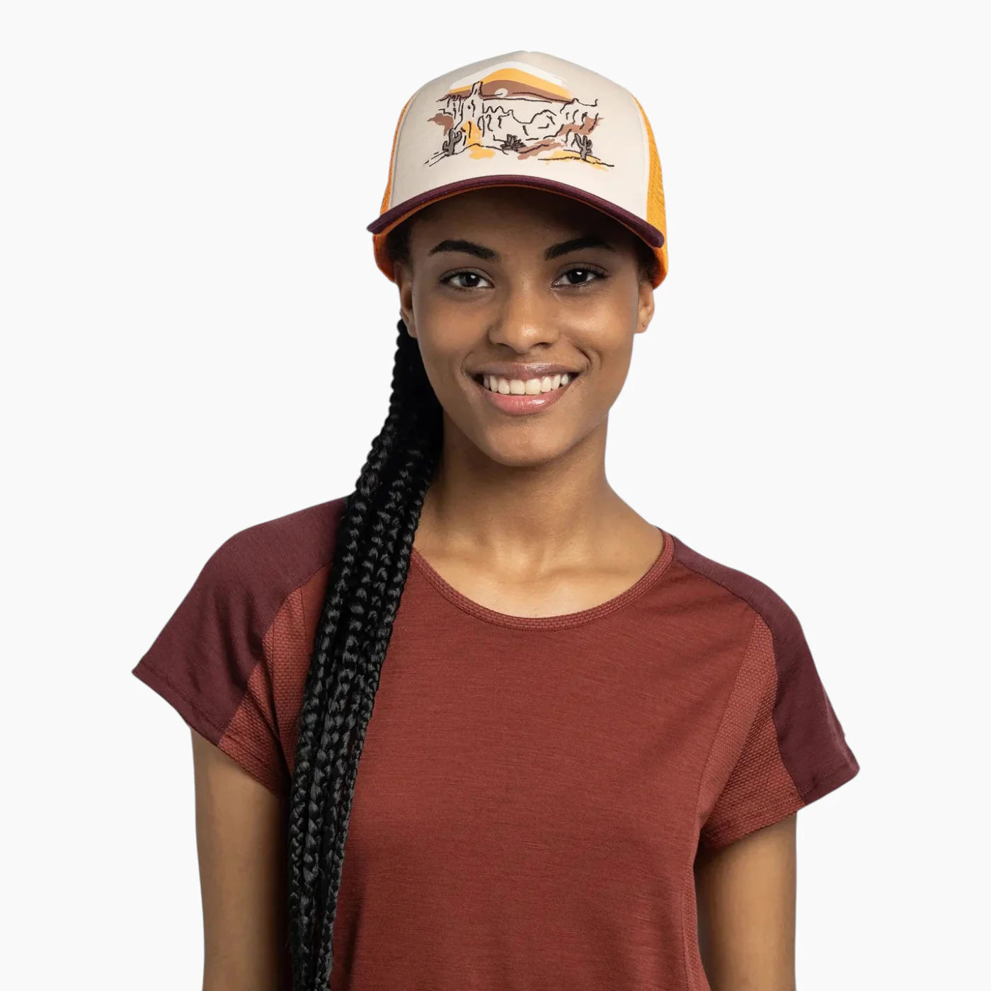 Buff Trucker Cap Sylva Apricot L/Xl - Image 3