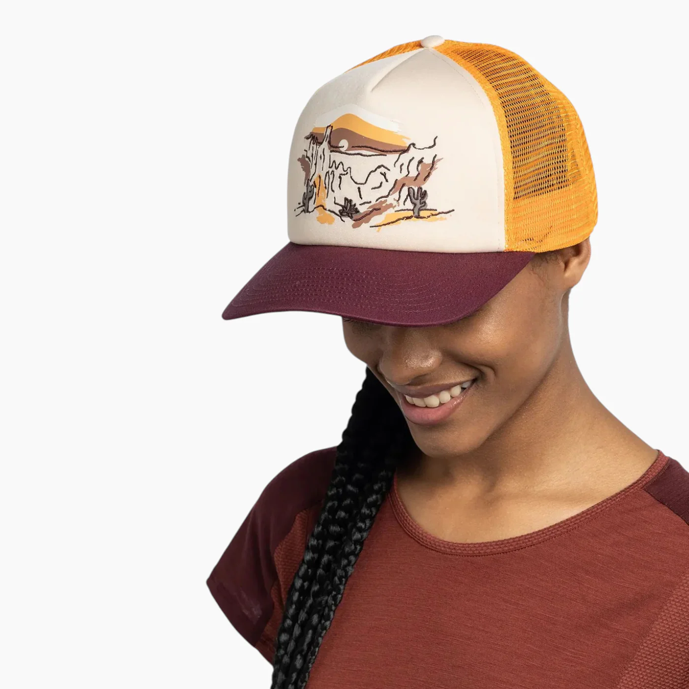 Buff Trucker Cap Sylva Apricot L/Xl - Image 4