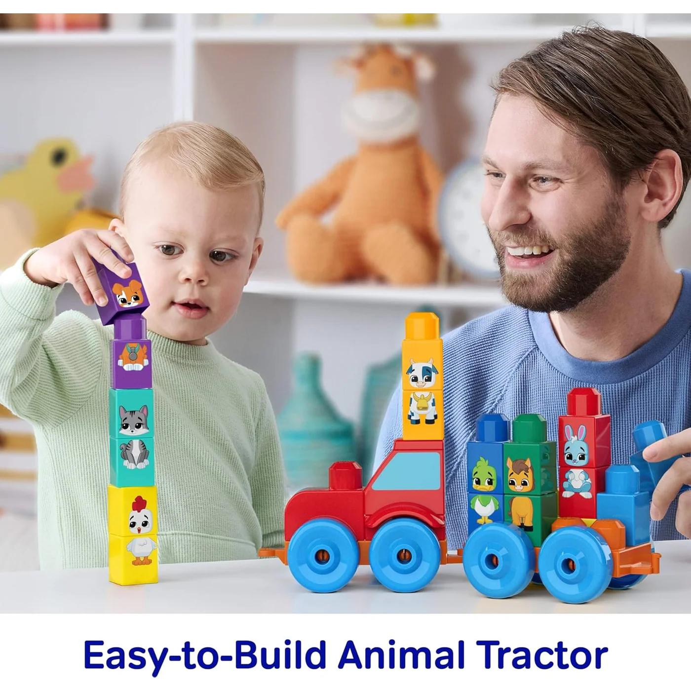 Mega Bloks Build And Match Animal Tractor (OS) - Image 3