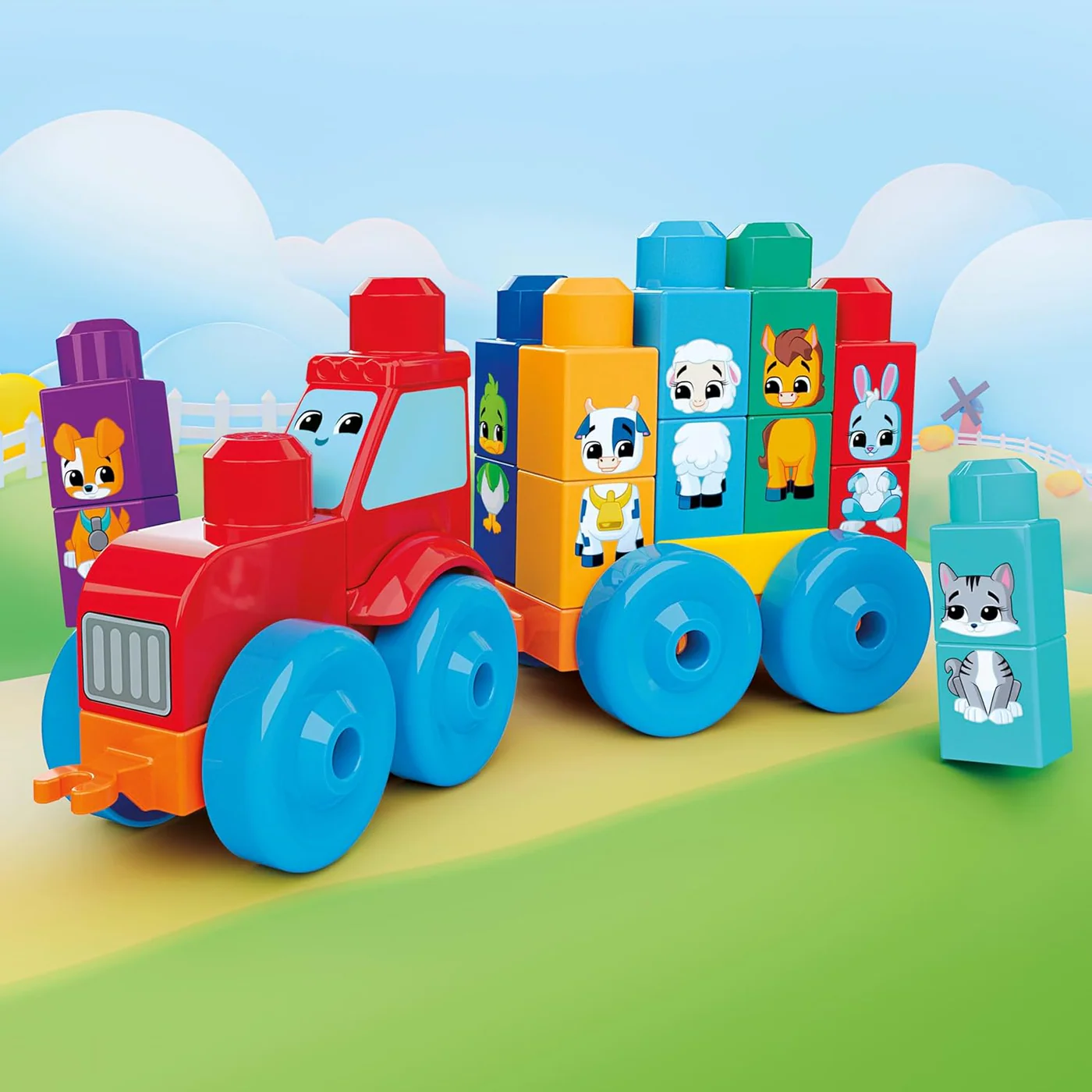 Mega Bloks Build And Match Animal Tractor (OS) - Image 6