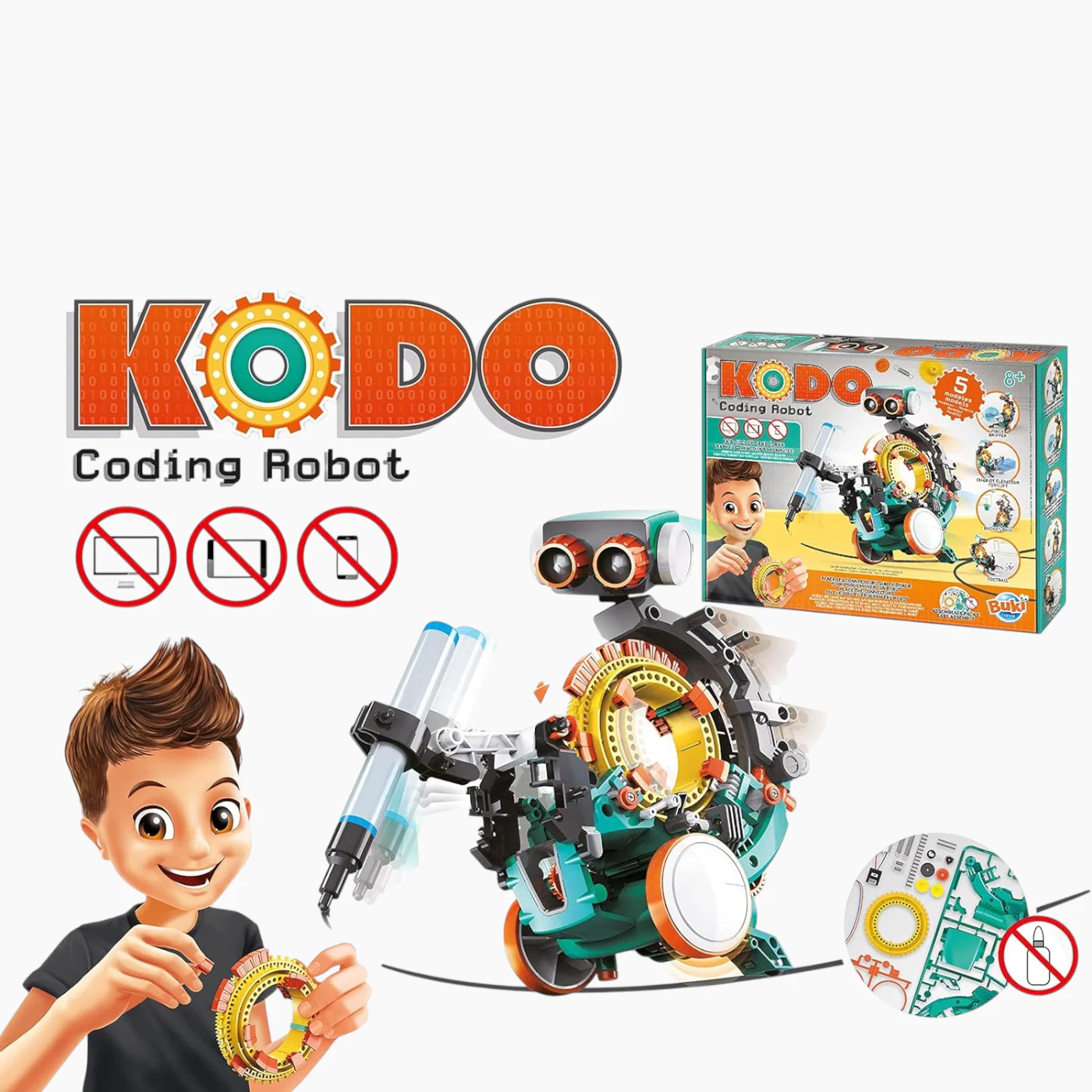 Buki Kodo The Robot 1X6 Educational Toy - Image 9