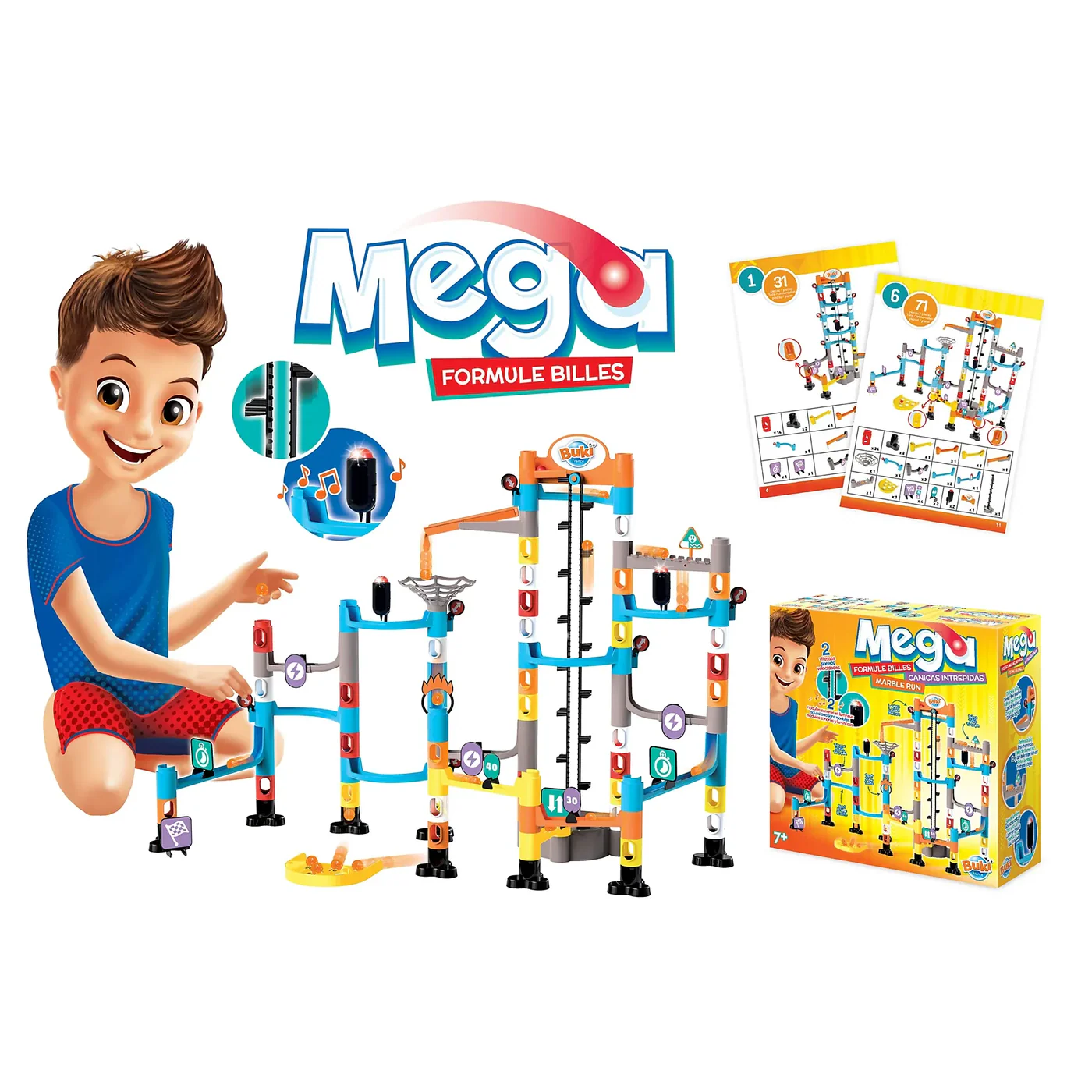 Buki Mega Marble Run 1X4 Building Toy - Image 4