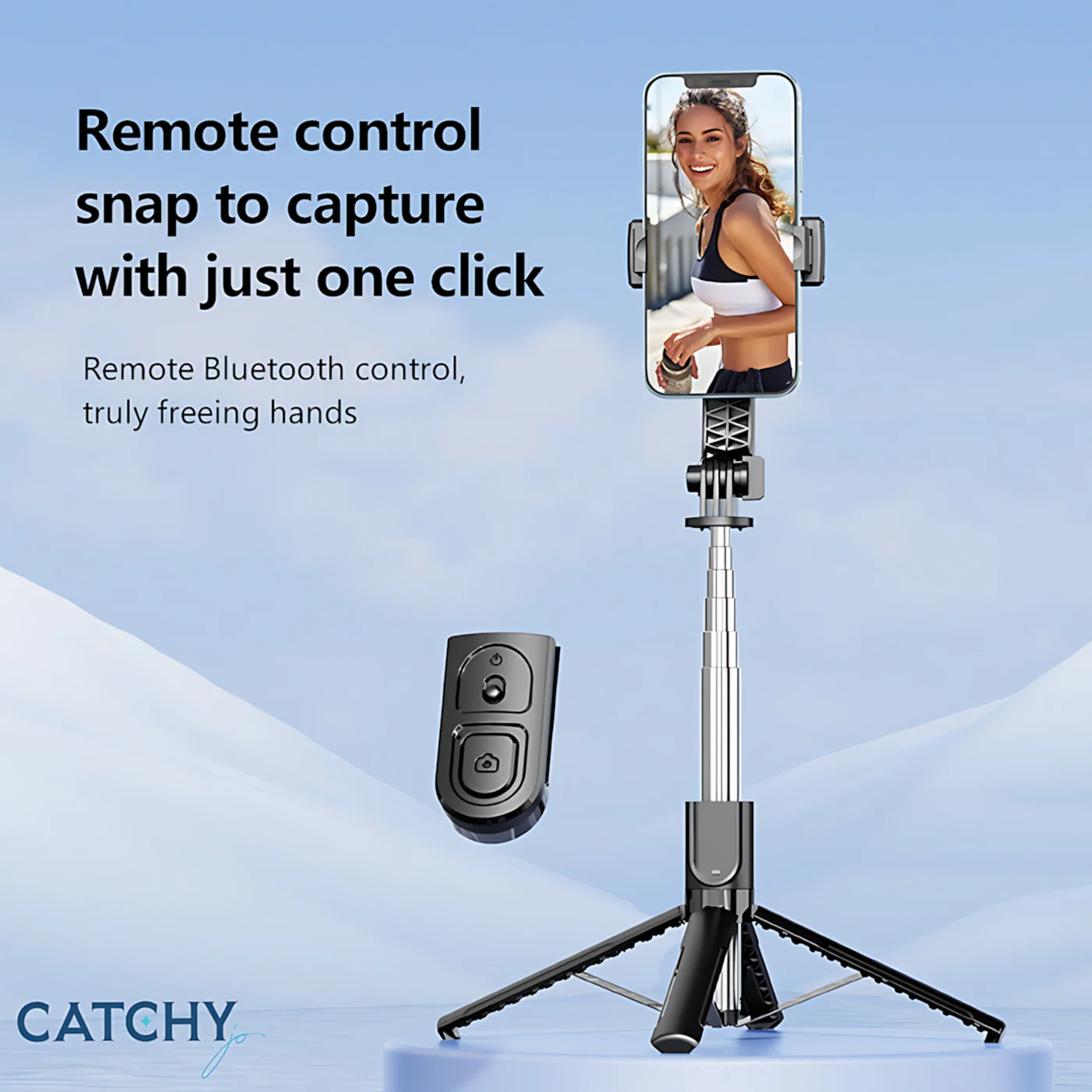 C.JO C18 Selfie Stick Tripod - Image 3