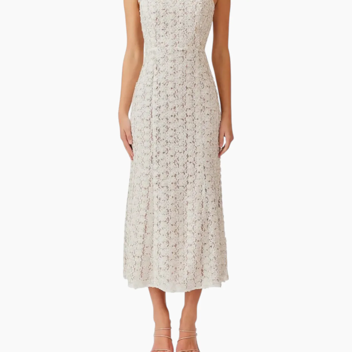 Elliatt Cali Strapless Lace Midi Dress - Image 2