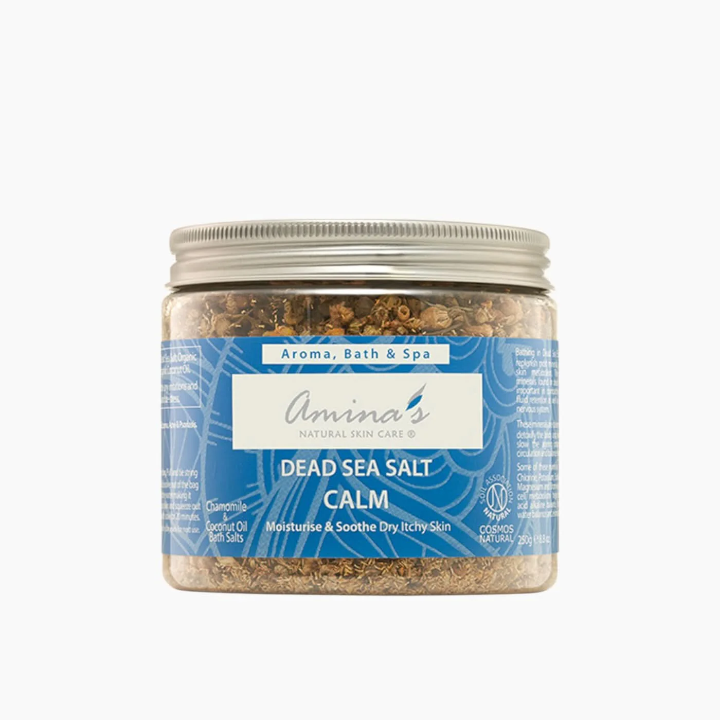 Amina's Calm Chamomile & Coconut Oil Salts 250 g