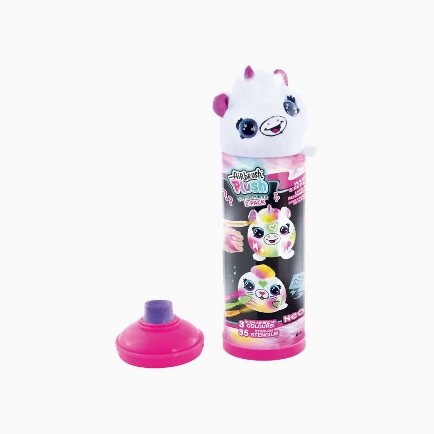 Canal Toys Airbrush Plush Neon Mini Mystery 2Pack - Image 3