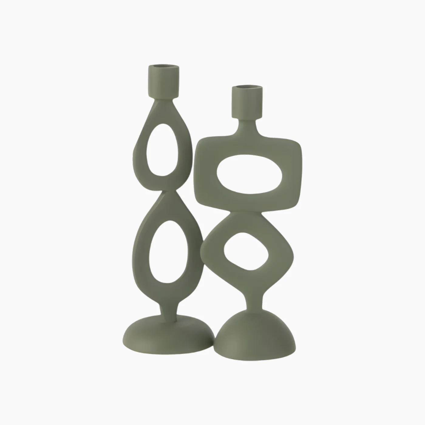 Candle Holder Aluminum Set