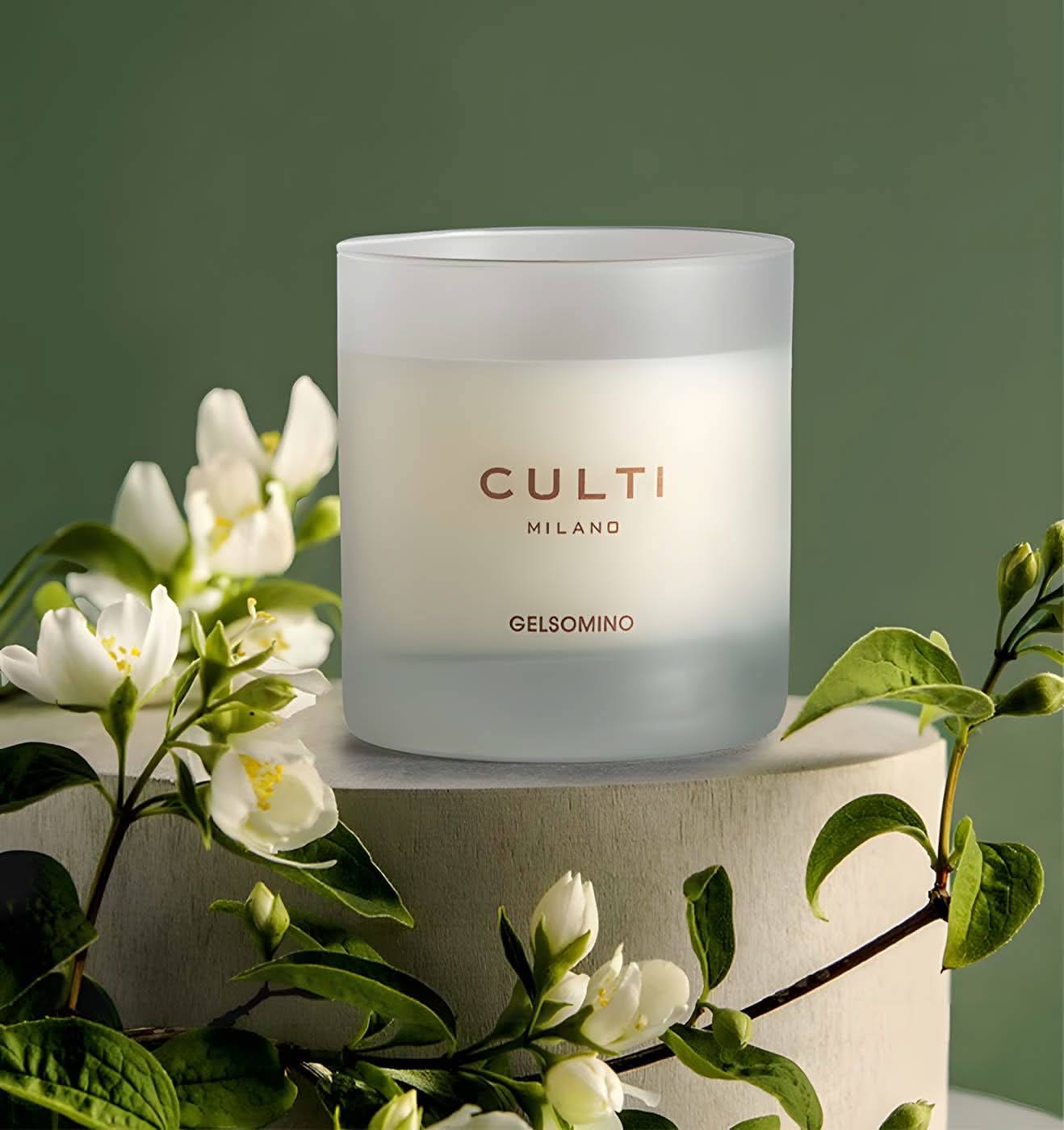 Culti Milano Candle In Silkscreened Satin Glass - Image 13