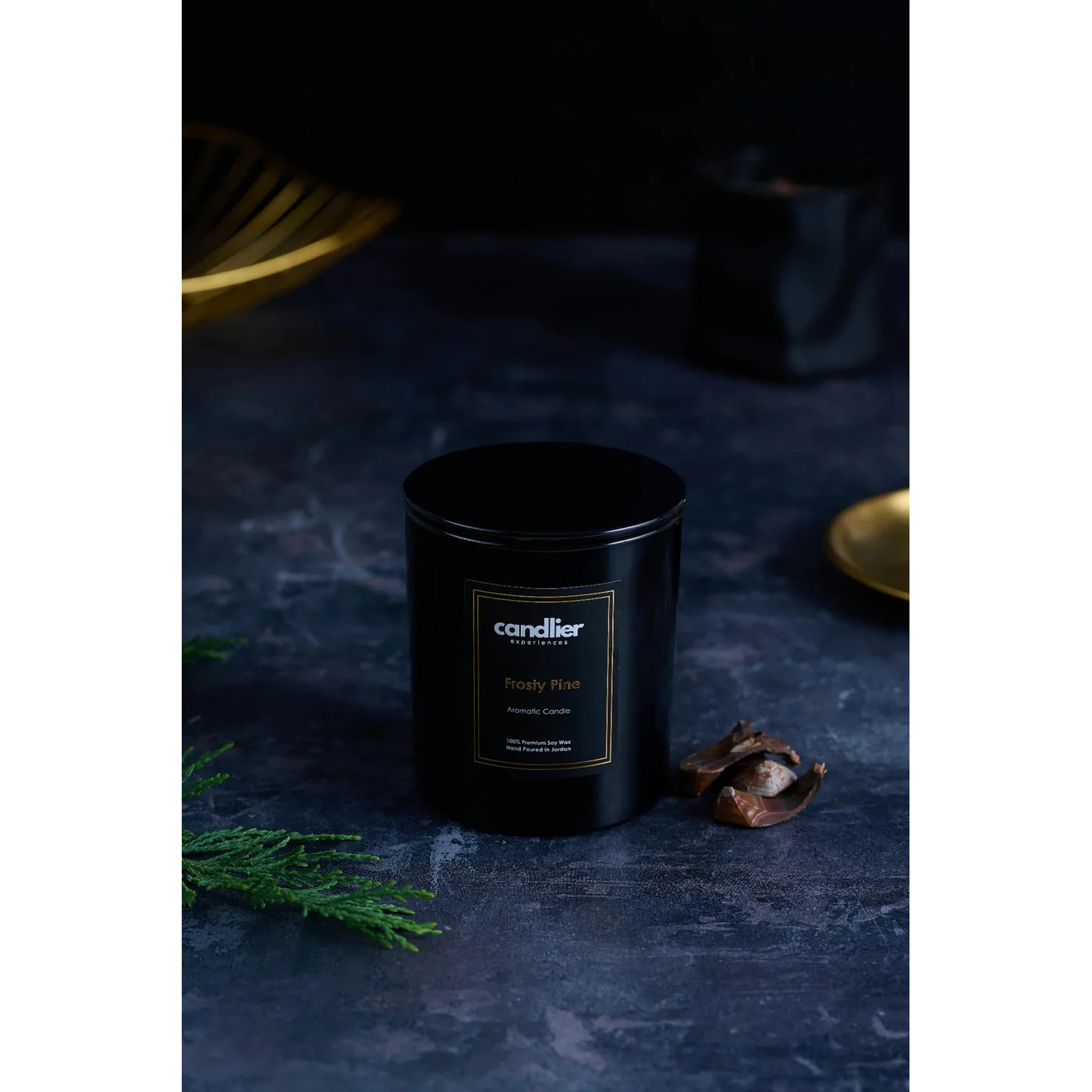 Candlier Frosty Pine Candle - Image 2