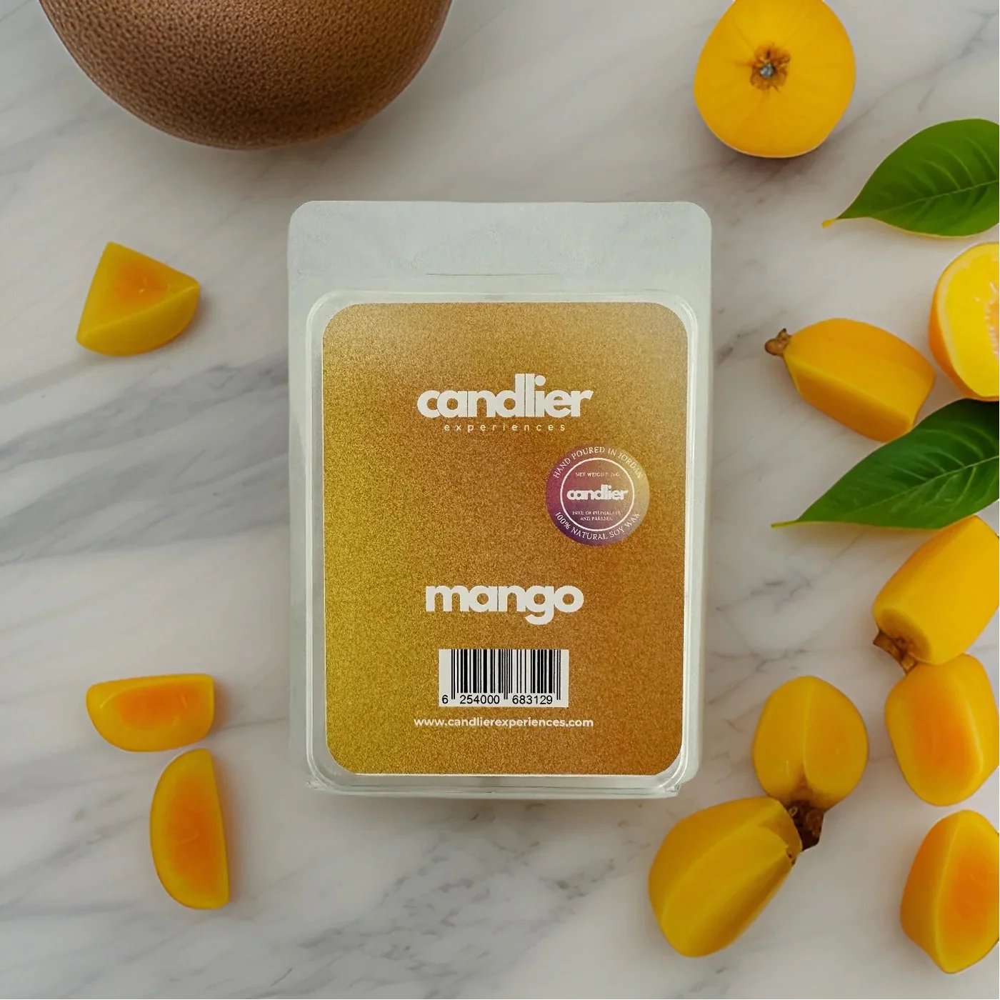 Candlier Mango Soy Wax Melts - Image 2