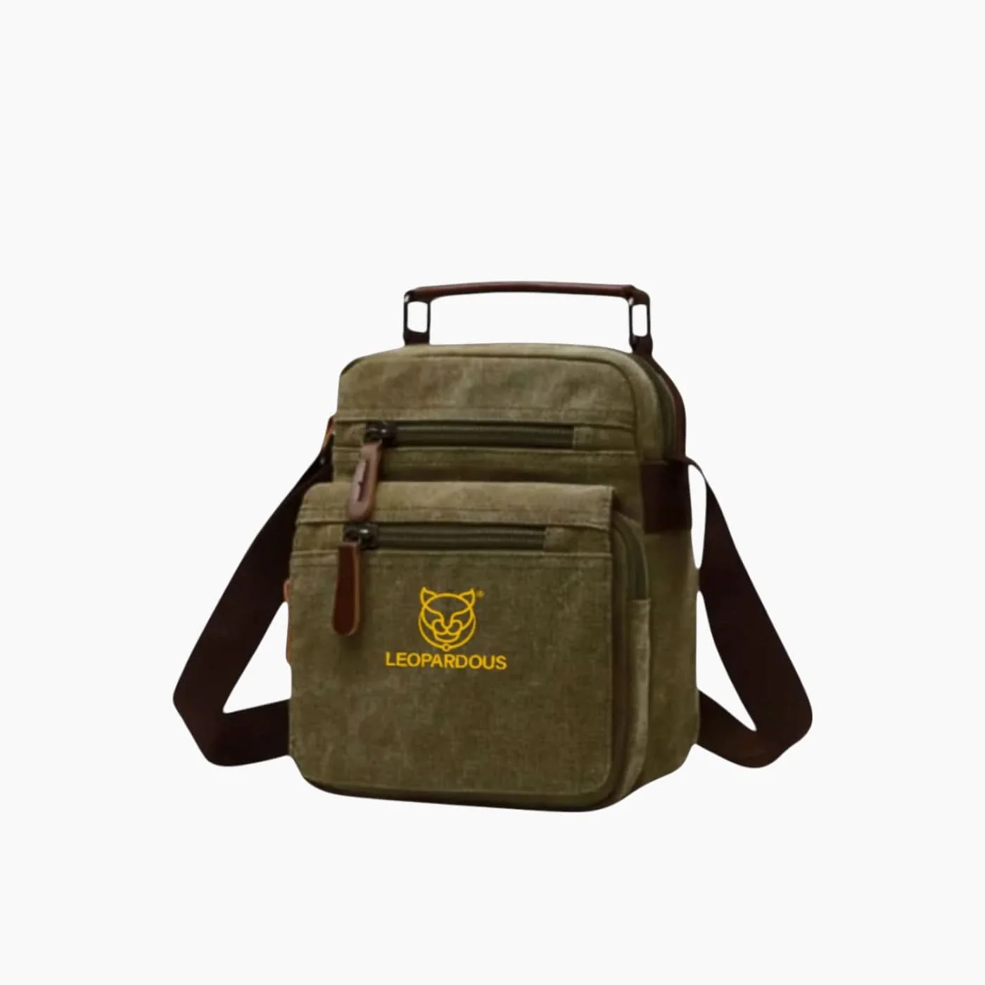 Leopardous Canvas Cross-body Bag - Image 2
