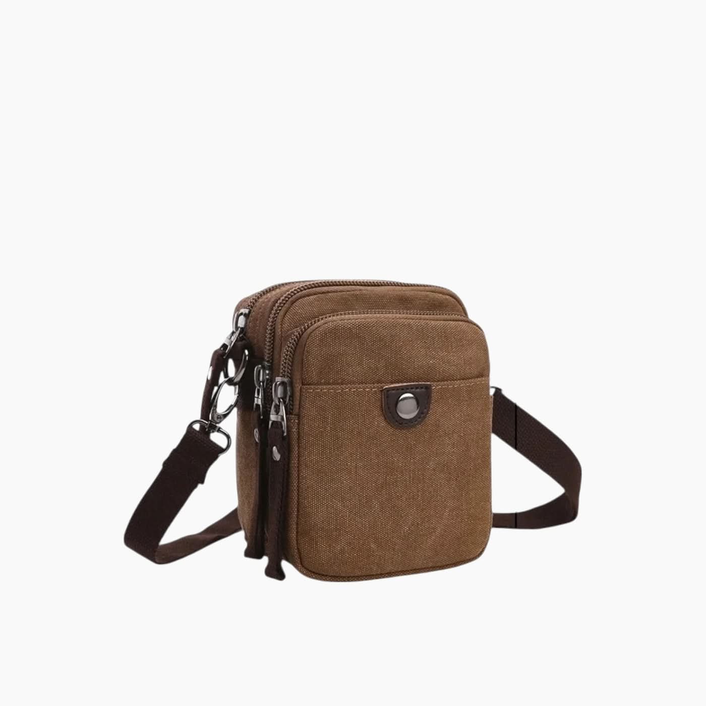 Leopardous Canvas Crossbody Bag - Image 5
