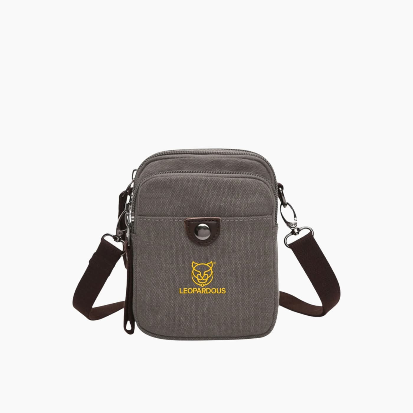 Leopardous Canvas Crossbody Bag - Image 7