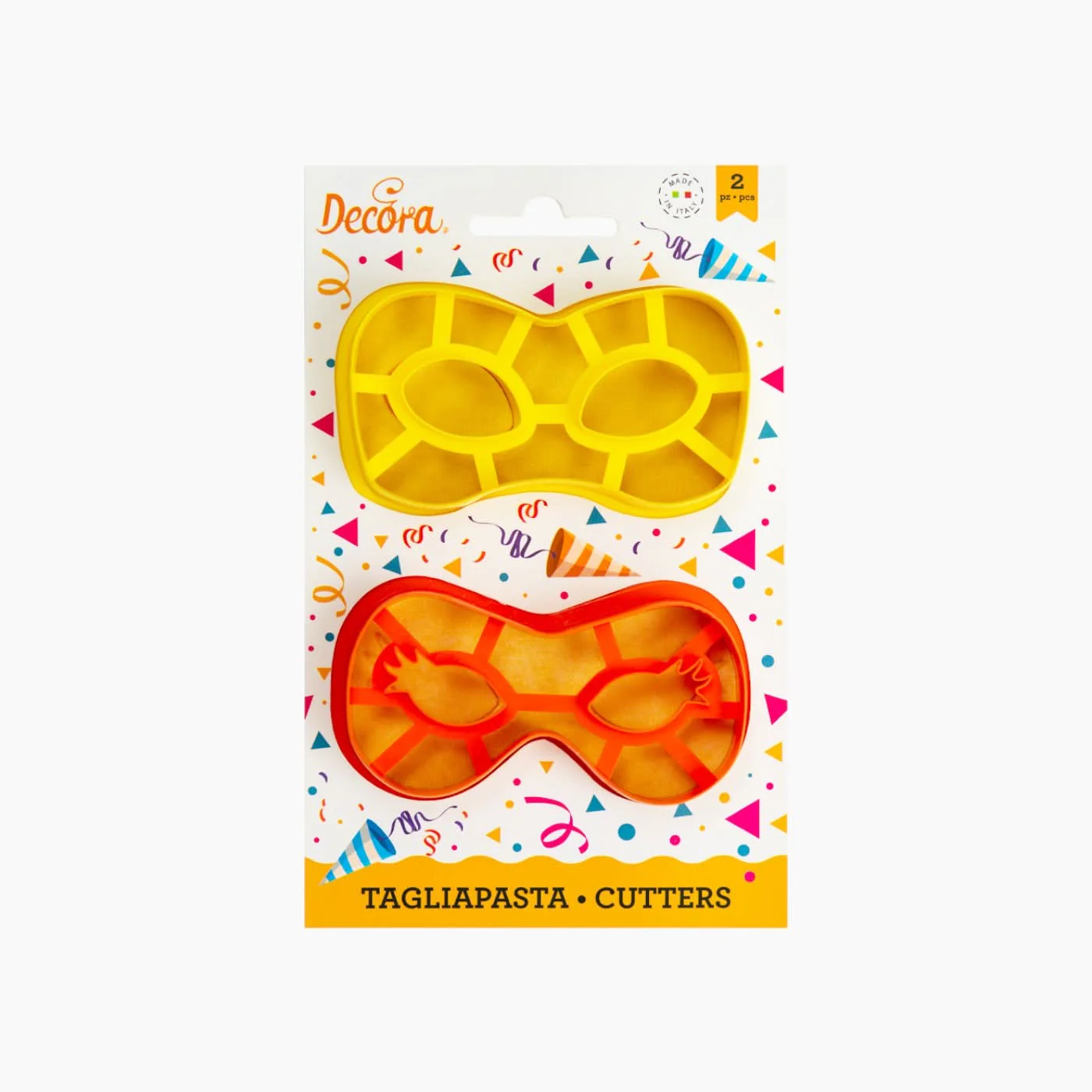 Decora Carnival Masks Cookie Cutters
