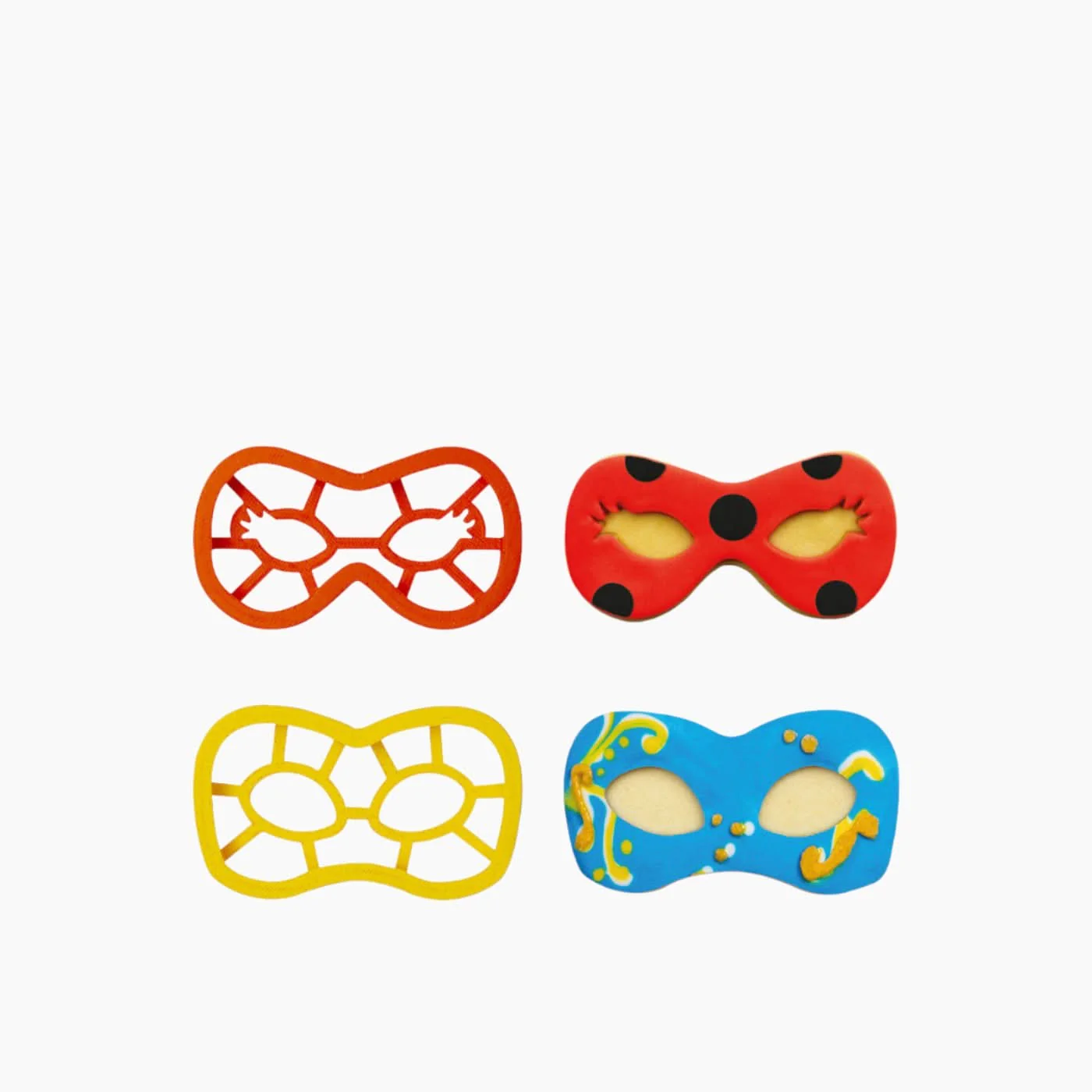 Decora Carnival Masks Cookie Cutters - Image 2