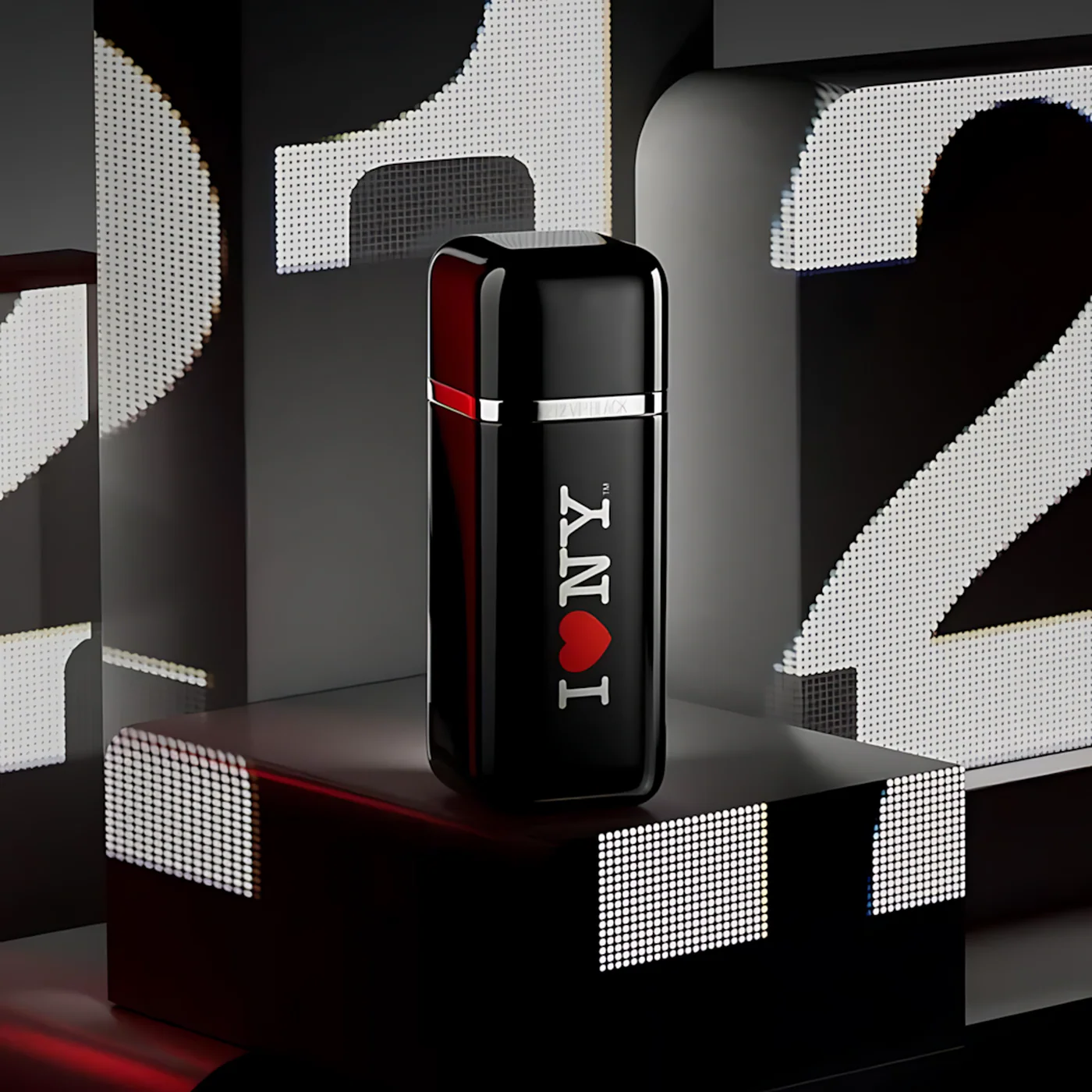 Carolina Herrera 212 VIP Black I ♥ NY EDP 100Ml For Men - Image 7
