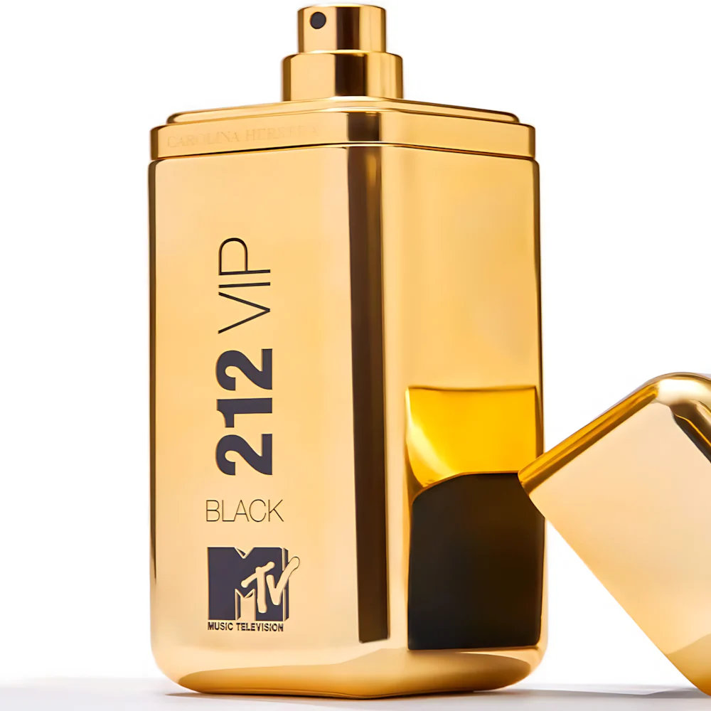 Carolina Herrera 212 VIP Black MTV EDP 100Ml For Men - Image 3