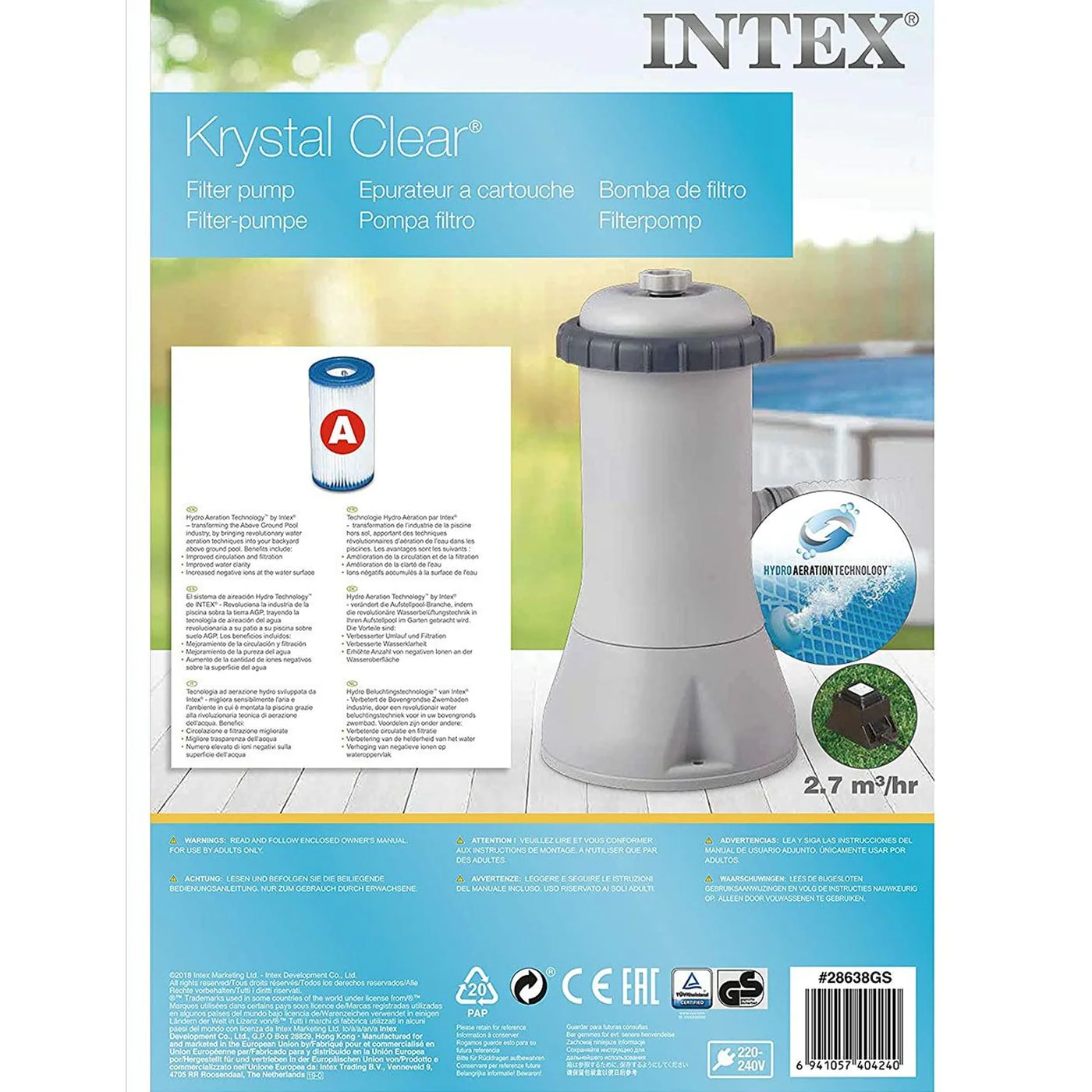 Intex Cartridge Filter Pump - Image 5