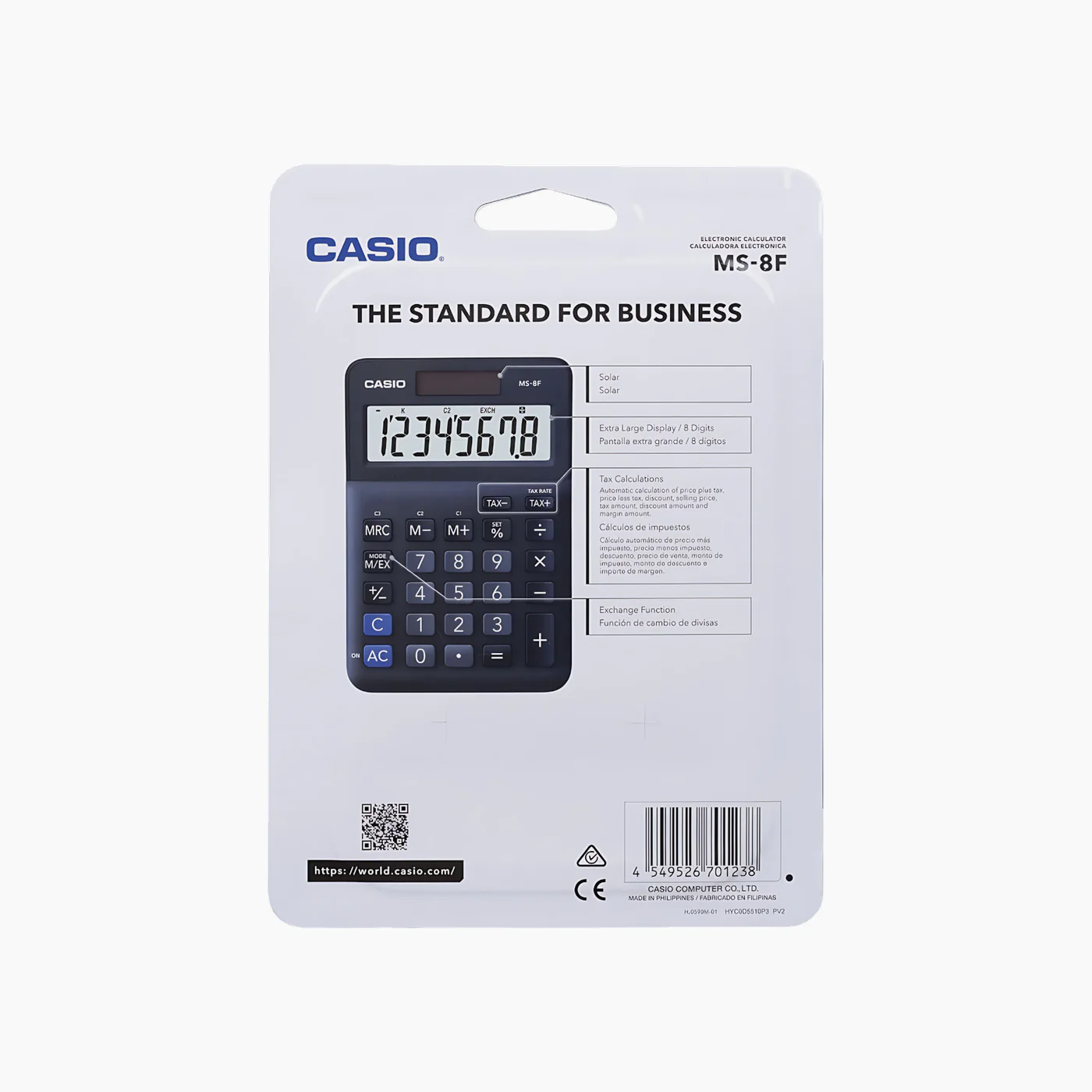 Casio MS-8F Desktop Calculator - Image 4