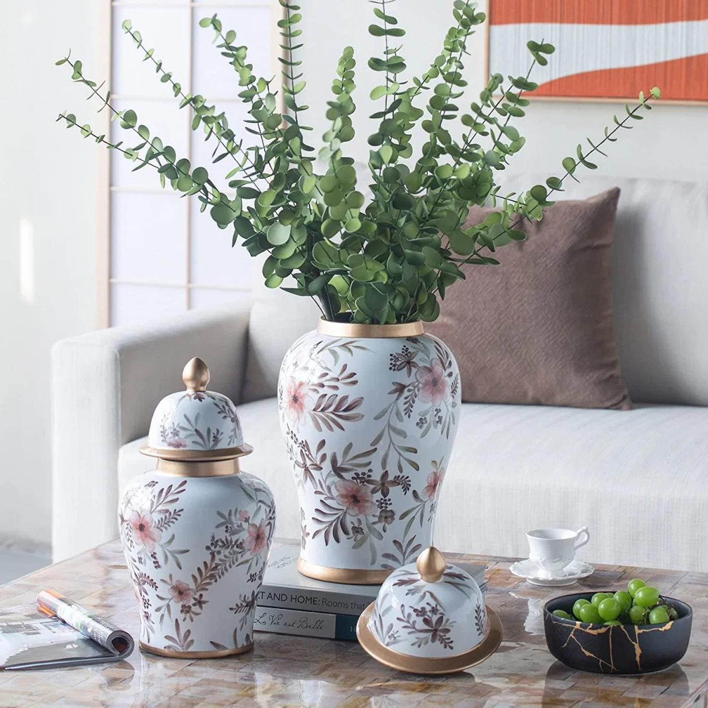 Mascagni Ceramic Jar Vase - Image 2
