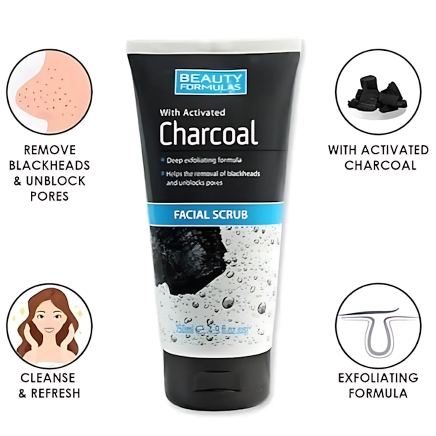 Beauty Formulas Charcoal Detox Cleanser - Image 5