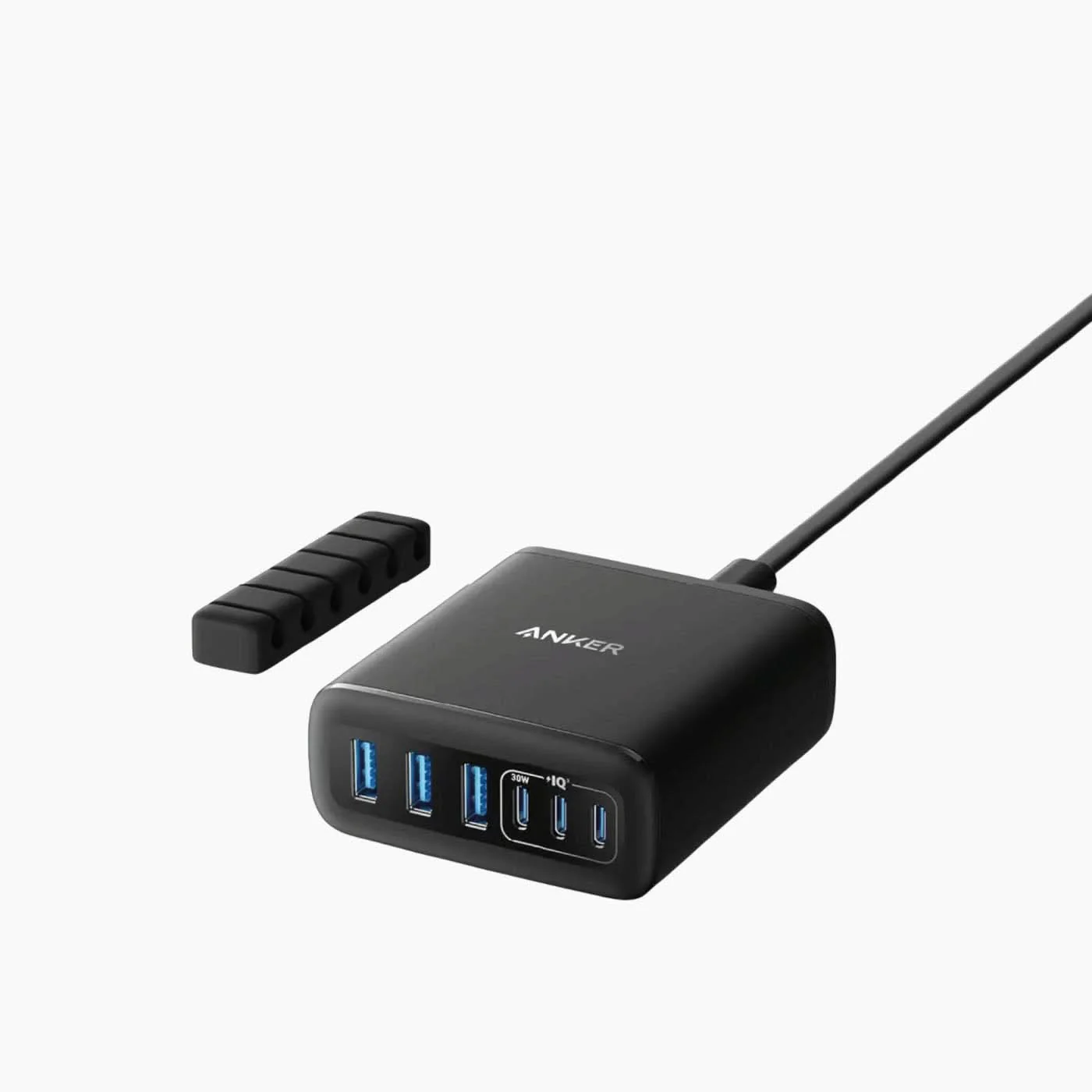 Anker Charger (112W, 6 Ports, GaN) Black