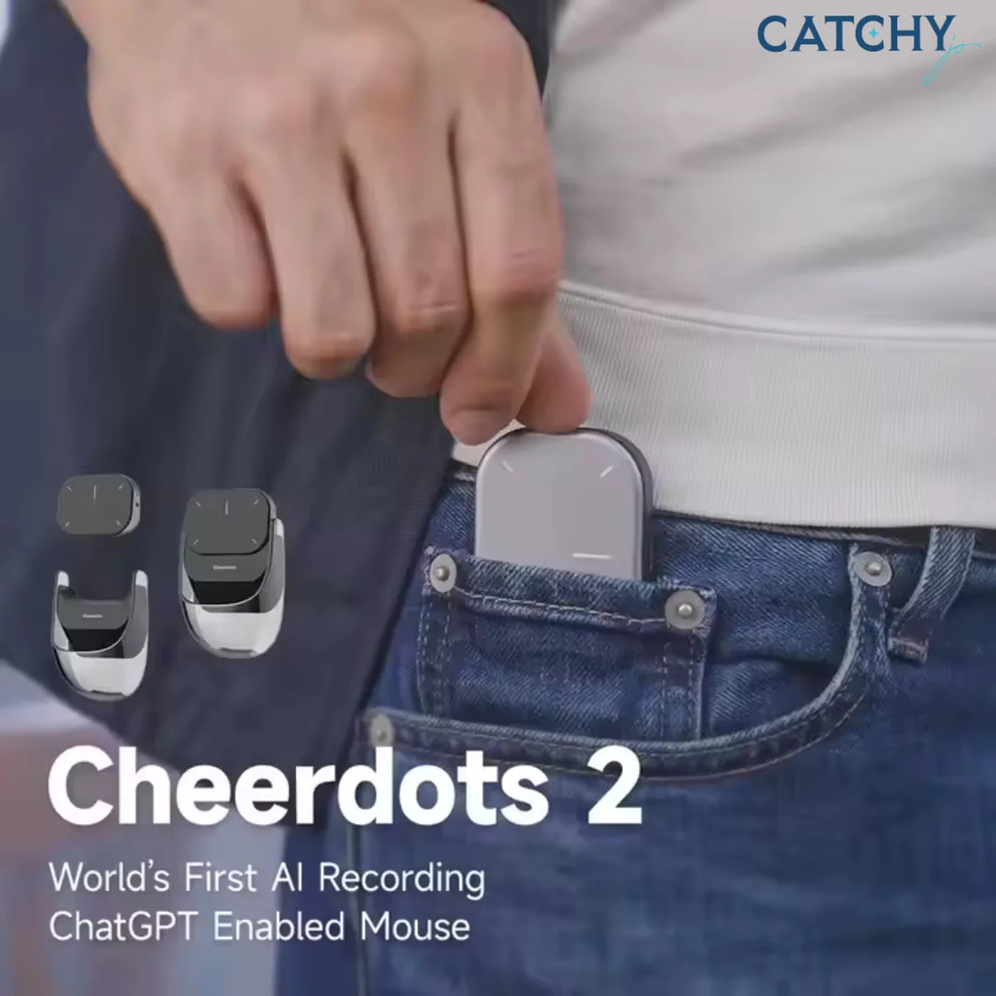 Cheerdots 2 Detachable Wireless Air Mouse - Image 3