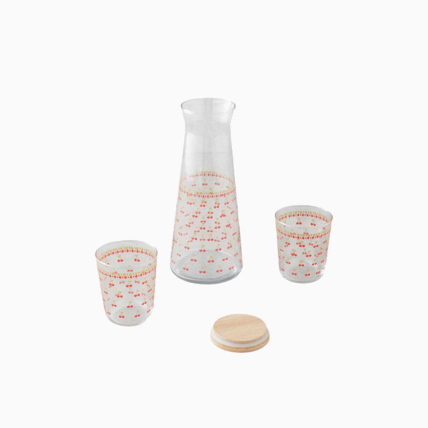 EH Living Cherrypop Glass 3 Pieces Water Set 1150 ml + 315 ml Red - Image 2