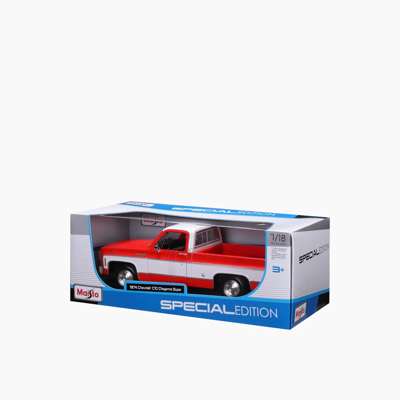 Maisto Burago Chevrolet C10 Cheyenne Super (1974) 1:18 Special Edition (B) - Image 11