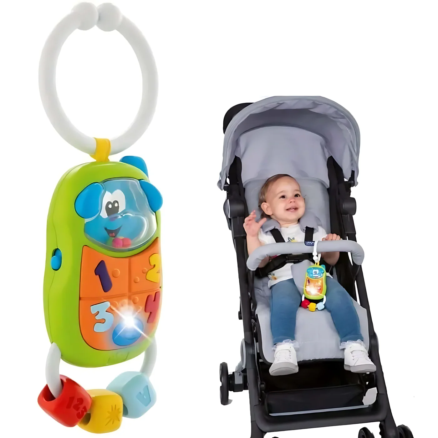 Chicco Bs Rattle Puppy Phone - Image 3