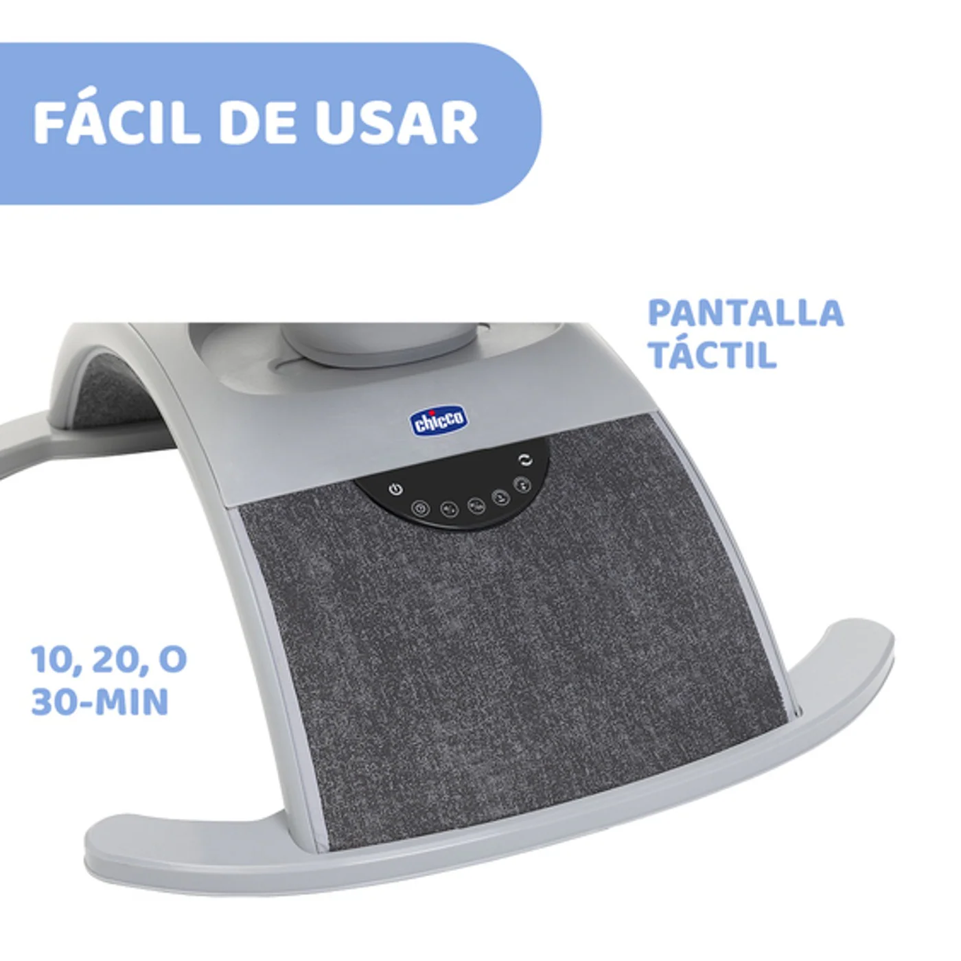 Chicco Comfy Wave Baby Bouncer Silverspring - Image 5