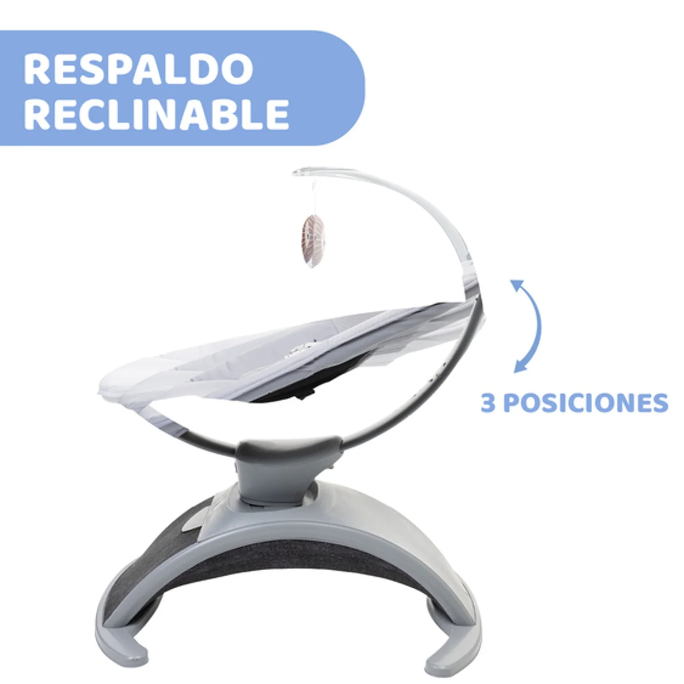 Chicco Comfy Wave Baby Bouncer Silverspring - Image 7