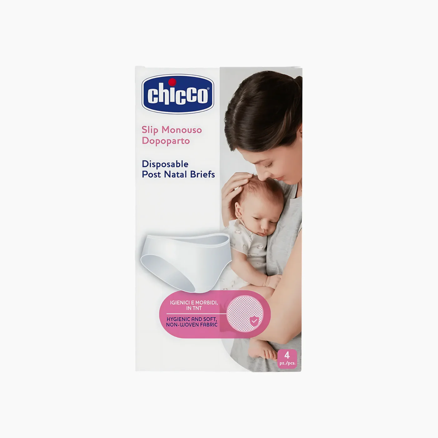 Chicco Disposable Post-Natal Briefs 4-pack, soft and hygienic - Image 3