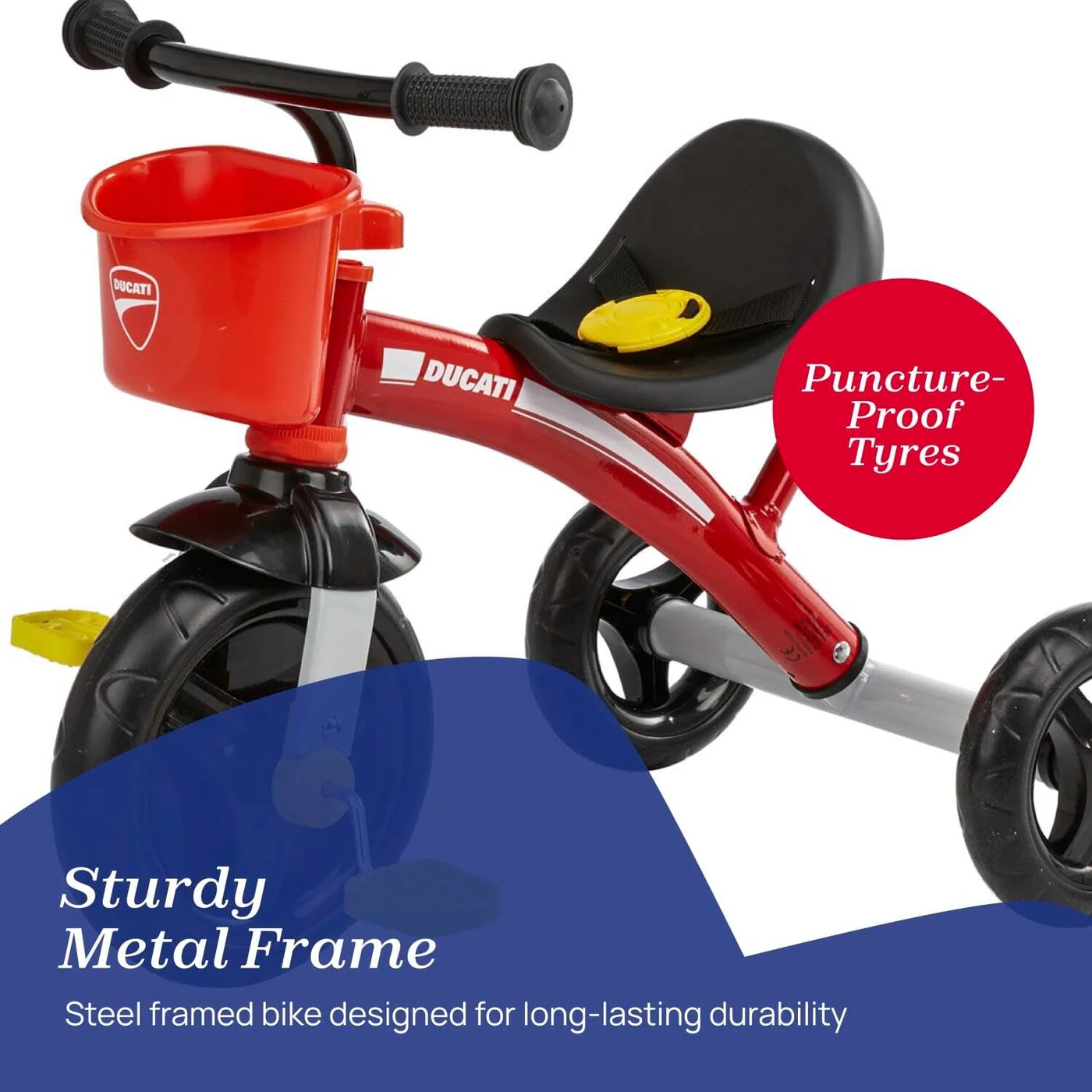 Chicco Ducati Trike U-Go With Push Mama - Image 3