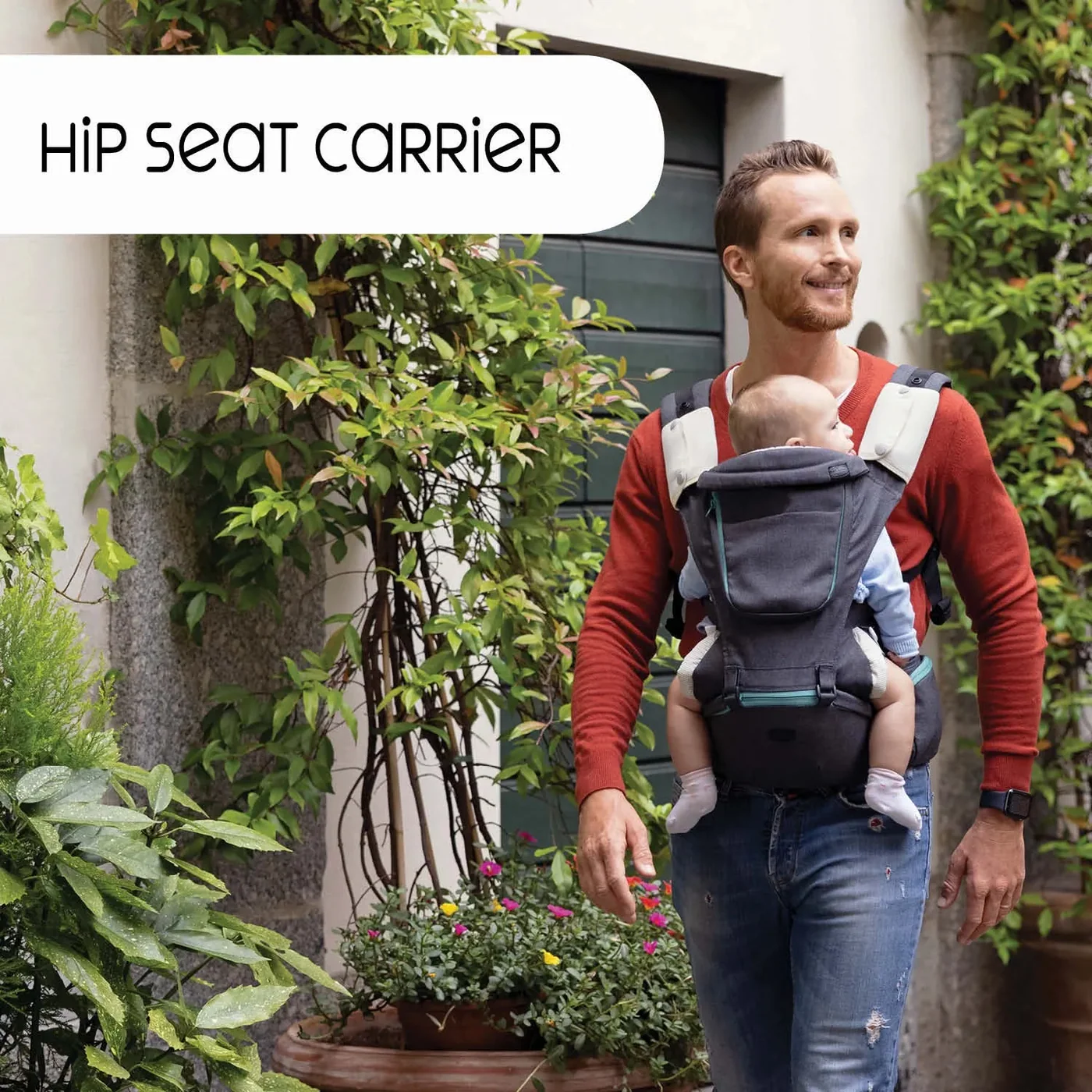 Chicco Hip Seat Baby Carrier Denim - Image 7