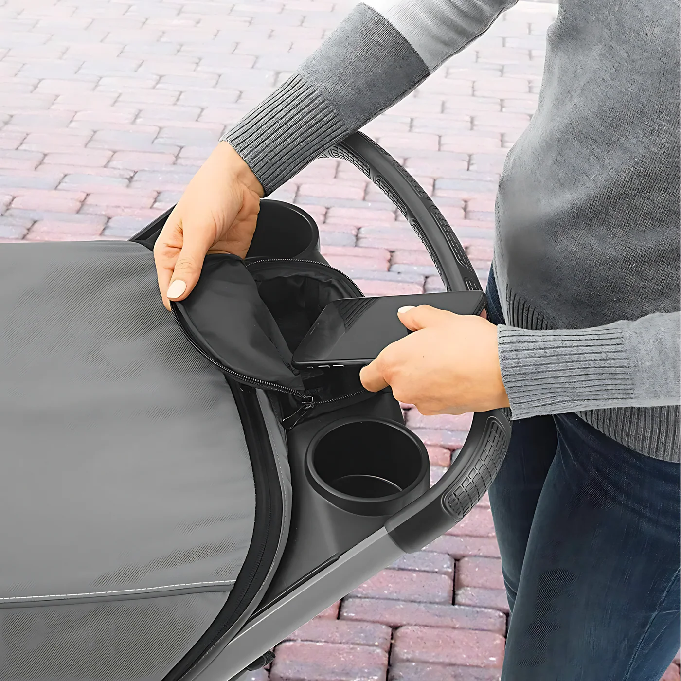 Chicco Mini Bravo Plus Travel System Slate Usa - Image 2