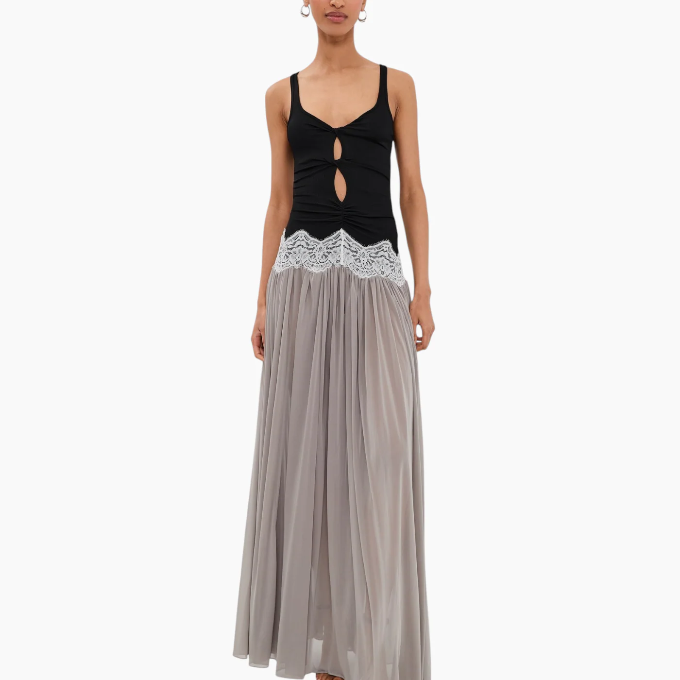Christopher Esber Open Twist Verner Lace Tank Dress - Image 7