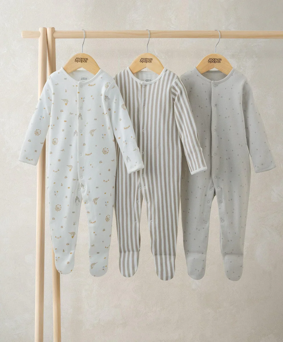 Circus Sleepsuit – Pack of three - Image 2