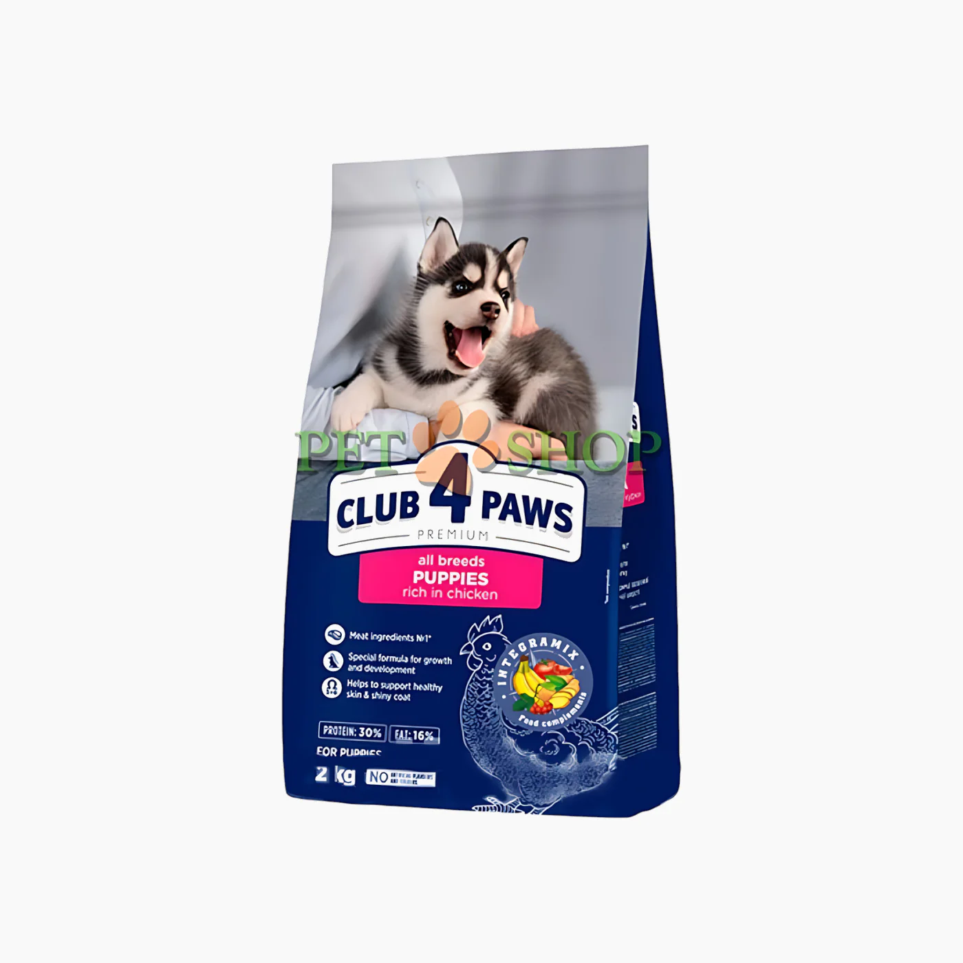 Club4Paws Cl Dry Food Adult Dog 2kg - Image 2