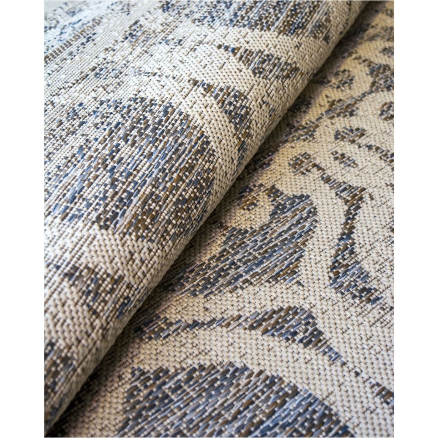 Spazio Home Classic Blue Medallion Rug - Image 3