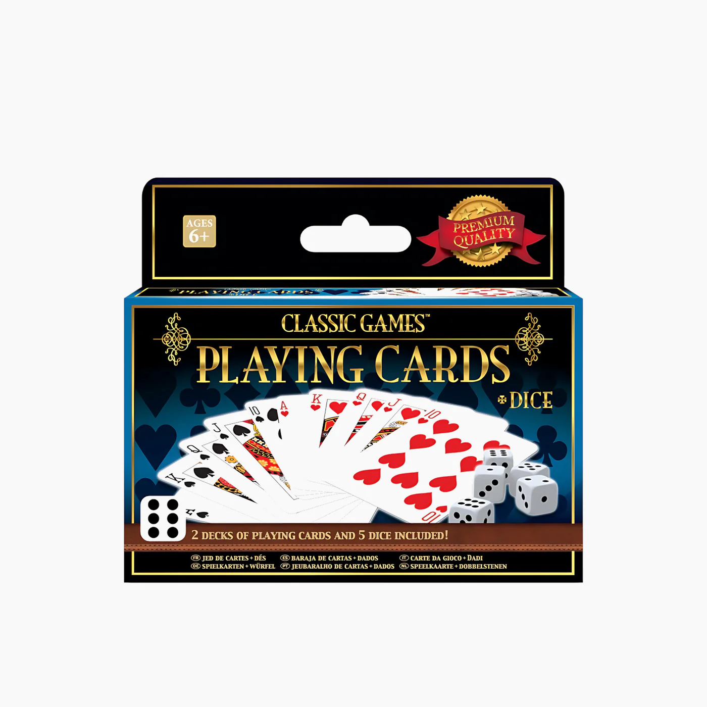Ambassador Playing Cards & Dice Set
