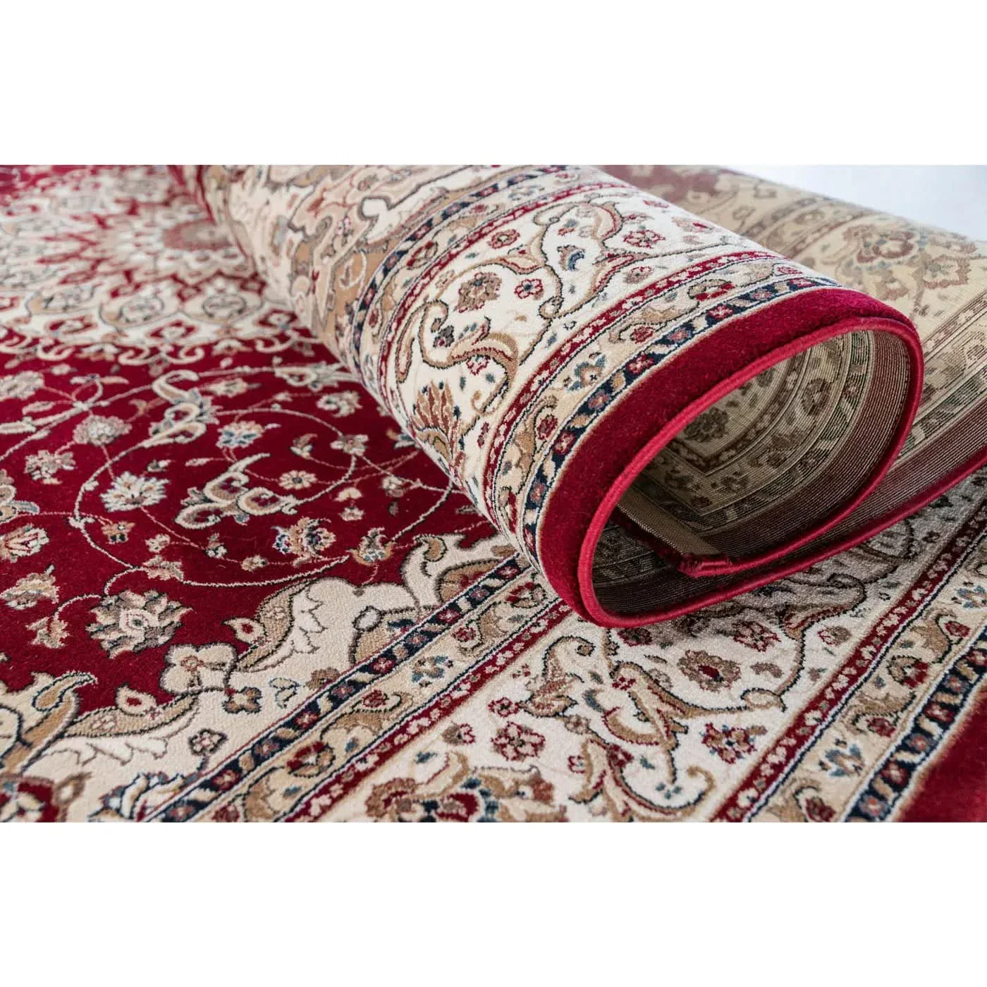 Spazio Home Classic Red Medallion Carpet - Image 3