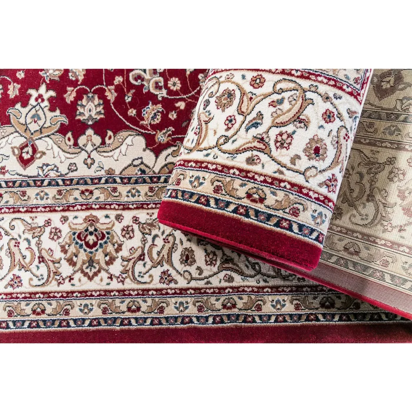 Spazio Home Classic Red Medallion Carpet - Image 4