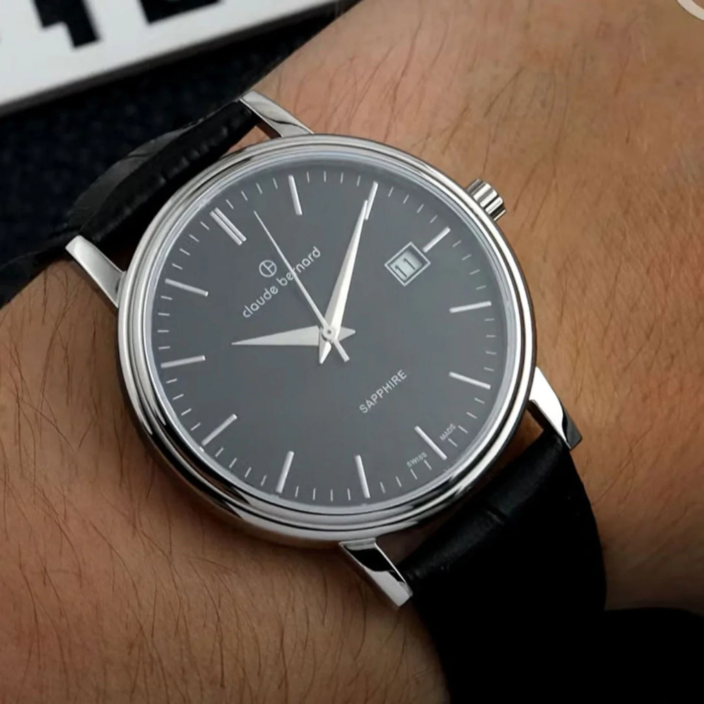 Claude Bernard Classic Date Watch - Image 5