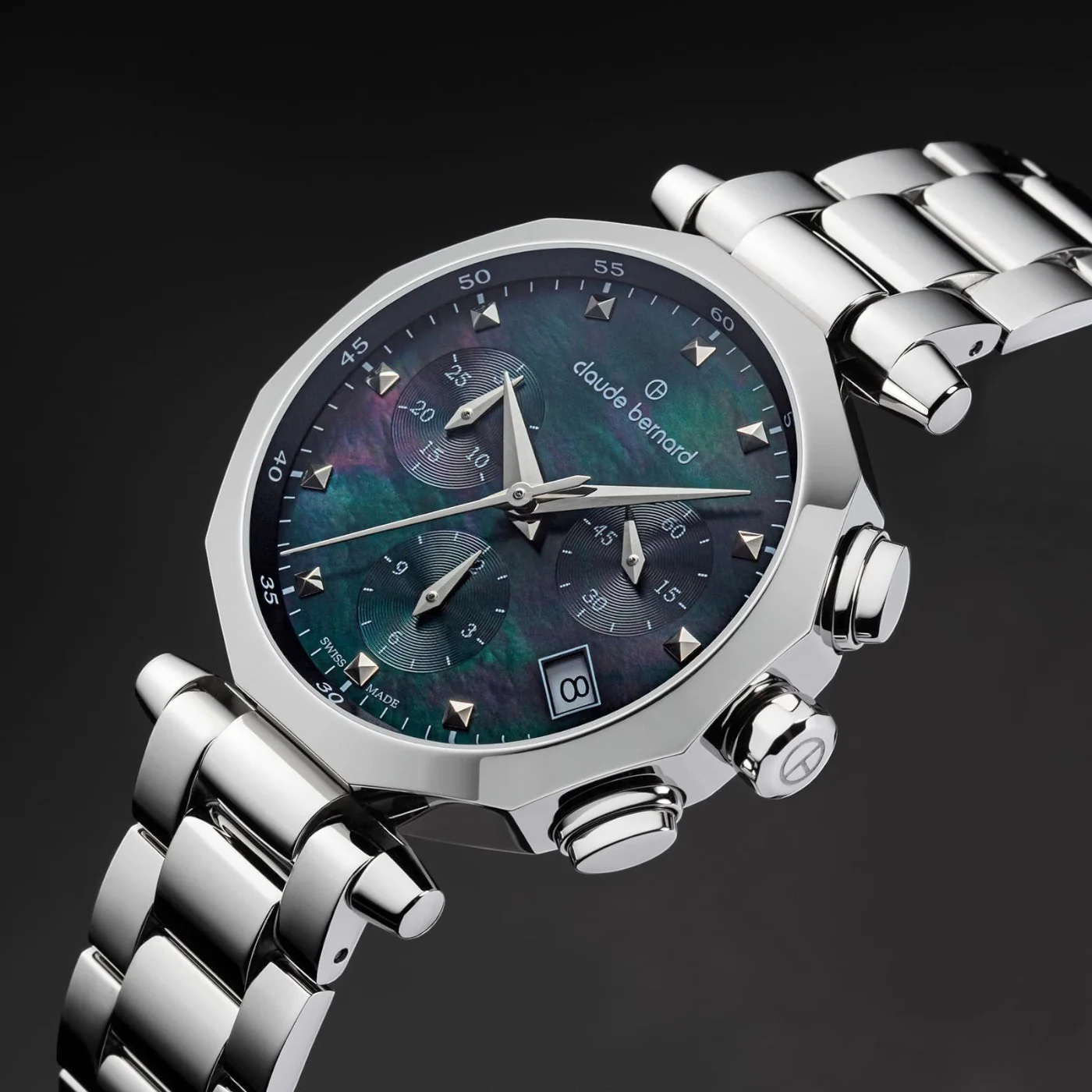 Claude Bernard Dress Code Chronograph Women's Watch - Image 7