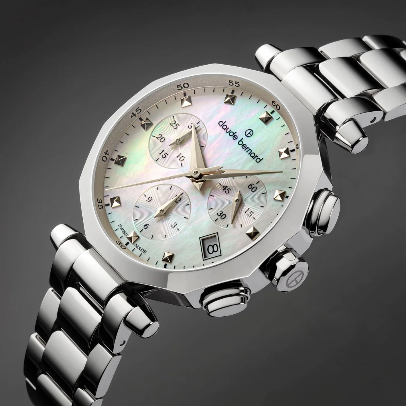 Claude Bernard Dress Code Chronograph Women's Watch - Image 3