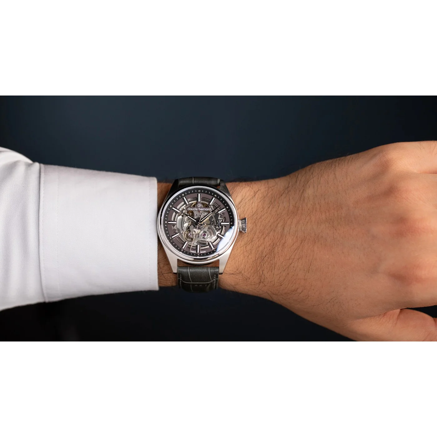 Claude Bernard Proud Heritage Automatic Skeleton Watch - Image 2