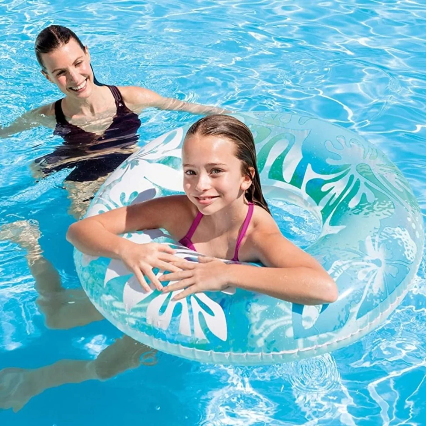 Intex Clear Color Tubes Pool Float - Image 2