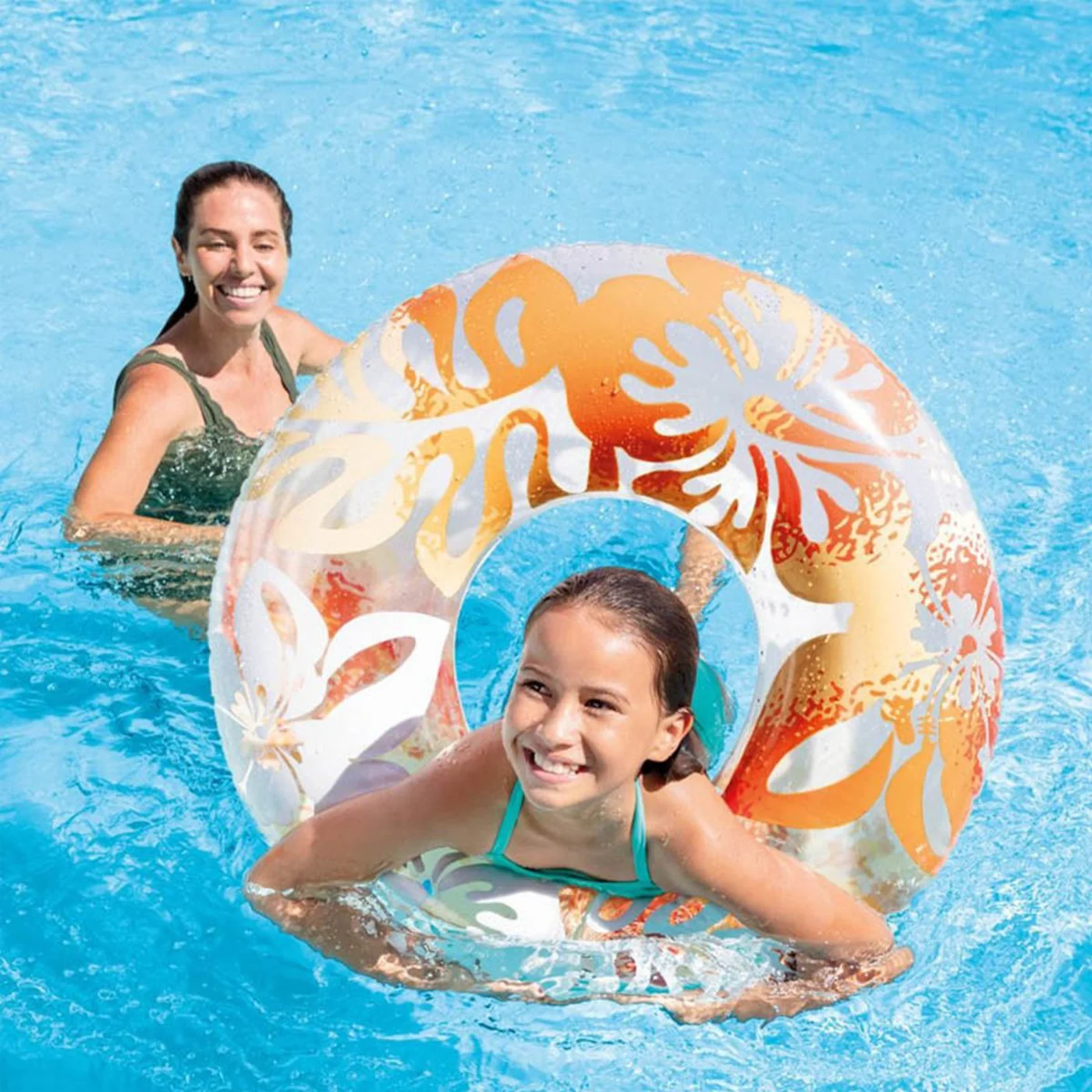 Intex Clear Color Tubes Pool Float - Image 4