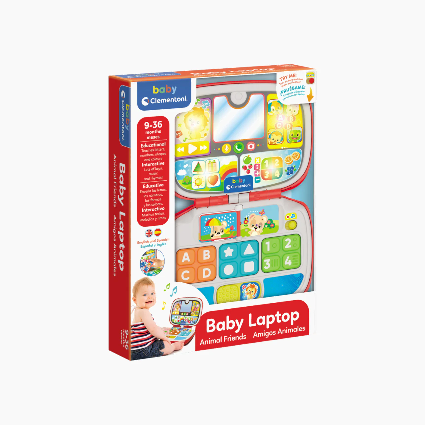 Clementoni Little Friends Laptop (UK-ES) - Image 3